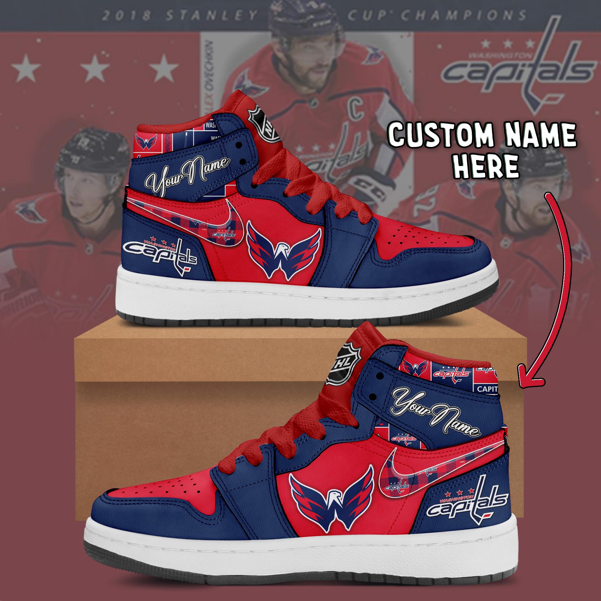 Washington Capitals – Personalized Air Jordan 1